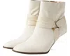 Vionic Women's Carnelia Leather Boots In Cream In Black