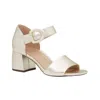 Vionic Chardonnay Block Heel Sandal In Gold