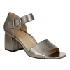Vionic Chardonnay Block Heel Sandal In Multi
