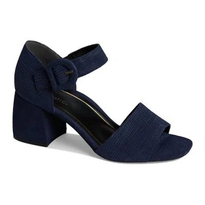 Vionic Women's Chardonnay Sandal In Navy Blazer In Blue