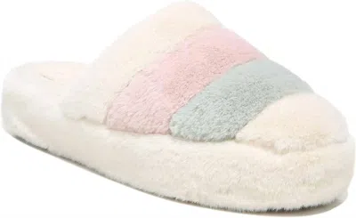 Vionic Women's Cosmina Shearling Mule Slippers In Cream Multi