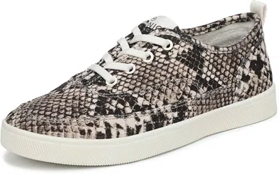 Vionic Women's Cyan Slip On Casual Sneakers In Ivory/black In Multi