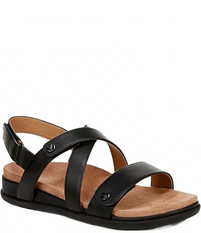 Vionic Women's Cypress Leather Sandals In Black