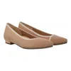 Vionic Women's Dahlia Ballet Flat In Toasted Nut In Multi