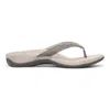 Vionic Wide Width Dillon Shine Sandal In Gray
