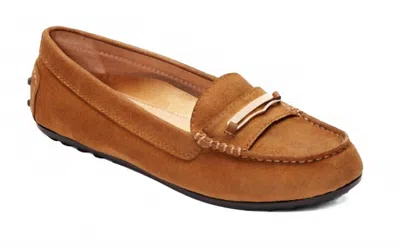 Vionic Women's Honor Ashby Moccasin In Khaki In Brown