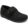 Vionic Jackie Terry Cloth Slipper In Black In Multi