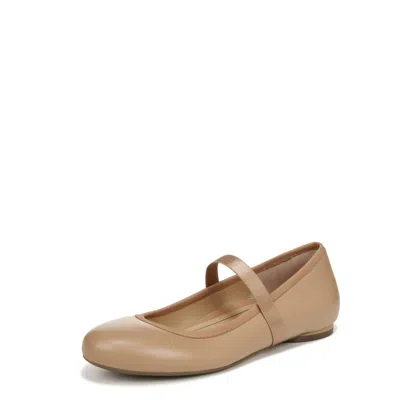 Vionic Women's Joseline Mary Jane Shoes In Macaroon In Brown
