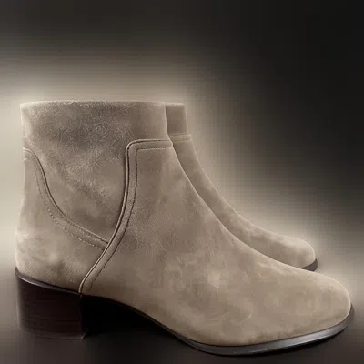 Vionic Women's Kamryn Waterproof Bootie In Stone In Gray
