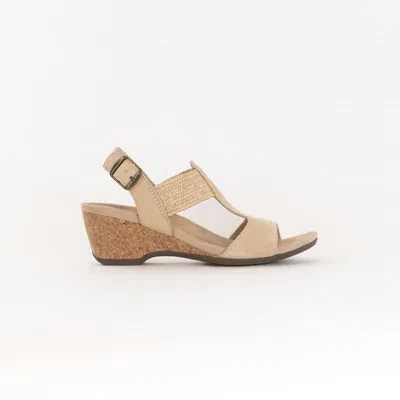 Vionic Women's Kaytie Wedge Sandal In Semolina In Beige