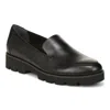 Vionic Women's Kensley Leather Loafer In Black Leather In Black