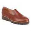 Vionic Kensley H9623l6201 Loafers Brown Leather Comfort Shoes Hawk030 In Brown
