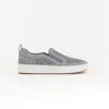 Vionic Kimmie Perforated Suede Slip-on Sneaker In Grey