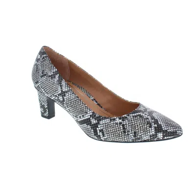 Vionic Women's Mia Pump Heel In Blue Snake In Multi