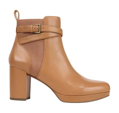 Vionic Women's Nella Ankle Boot In Camel In Brown