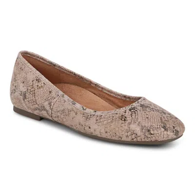 VIONIC WOMEN'S ORINDA FLAT SHOES IN ROSE SNAKE