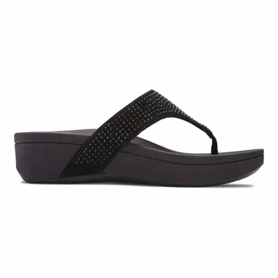 Vionic Women's Pacific Naples Platform Sandals In Black