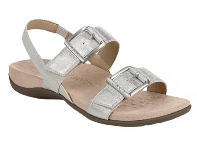 Vionic Women's Reese Backstrap Sandals In Silver