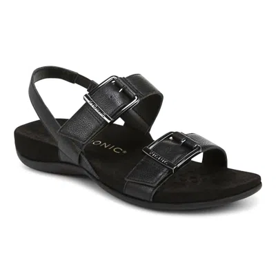 VIONIC WOMEN'S REESE SANDAL IN BLACK