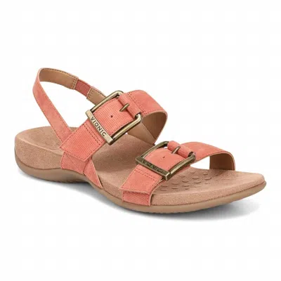 VIONIC WOMEN'S REESE SANDALS IN BRANDY