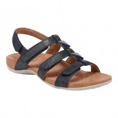 Vionic Women's Rest Amber Sandals In Navy In Black
