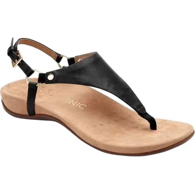 Vionic Women's Rest Kirra Thong Sandals In Black