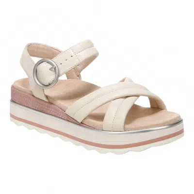Vionic Women's Reyna Sandals In Cream In Multi