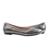 Vionic Women's Robyn Pewter Perf Ballet Flats 10011128-030 In Silver