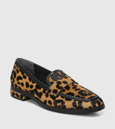 Vionic Women's Sellah Printed Heeled Loafers In Tan Lepoard In Brown