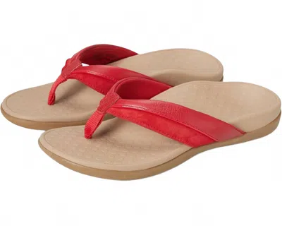 Vionic Women's Shore Sandal In Fruit Punch Suede