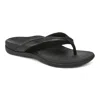 Vionic Tide Shore Flip Flop In Black
