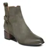 Vionic Women's Sienna Waterproof Ankle Boots In Olive In Green