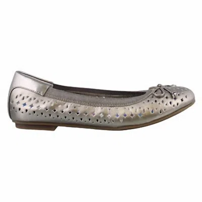 Vionic Women's Spark Surin Ballet Flats In Pewter In Silver