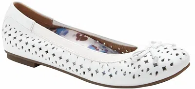Vionic Women's Spark Surin Ballet Flats In White
