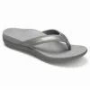 Vionic Tide Ii Flip Flop In Gray