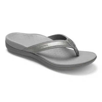 Vionic Women's Tide Ii Sandals In Pewter In Silver