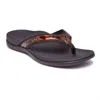 Vionic Women's Tide Ii Toe Post Sandal In Tortoise