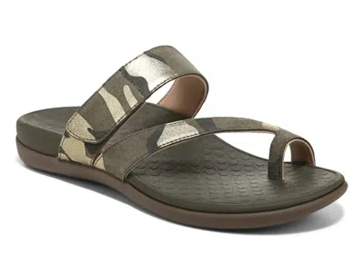 Vionic Women's Tide Morgan Sandal In Olive In Green