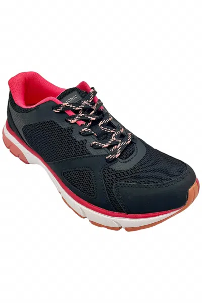 Vionic Women's Tokyo Sneaker In Black/pink