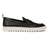 Vionic Women's Uptown Leather Slip On Loafer In Black