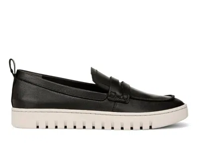 Vionic Women's Uptown Leather Slip On Loafer In Black