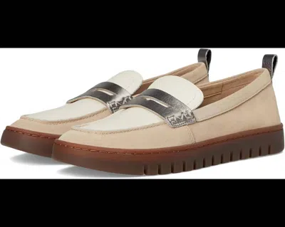 Vionic Women's Uptown Loafer In Beige Multi In Silver