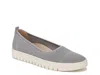 Vionic Uptown Knit Skimmer Flat In Gray