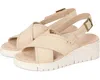 Vionic Uptown Sonoma Slingback Platform Wedge Sandal In White