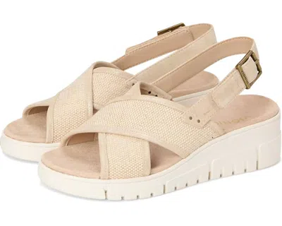 Vionic Women Uptown Sonoma Wedge In Natural In White