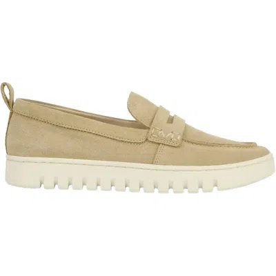 Vionic Women's Uptown Suede Loafer In Sand In Brown