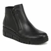 Vionic Uptown Sur Platform Wedge Bootie In Black