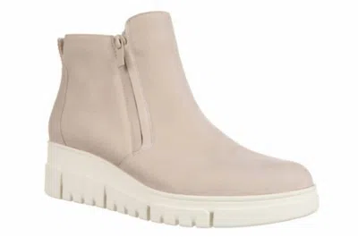 Vionic Women's Uptown Sur Ankle Boot In Oatmeal In Gold