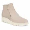 Vionic Uptown Sur Platform Wedge Bootie In White