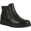 Vionic Uptown Sur Platform Wedge Bootie In Black
